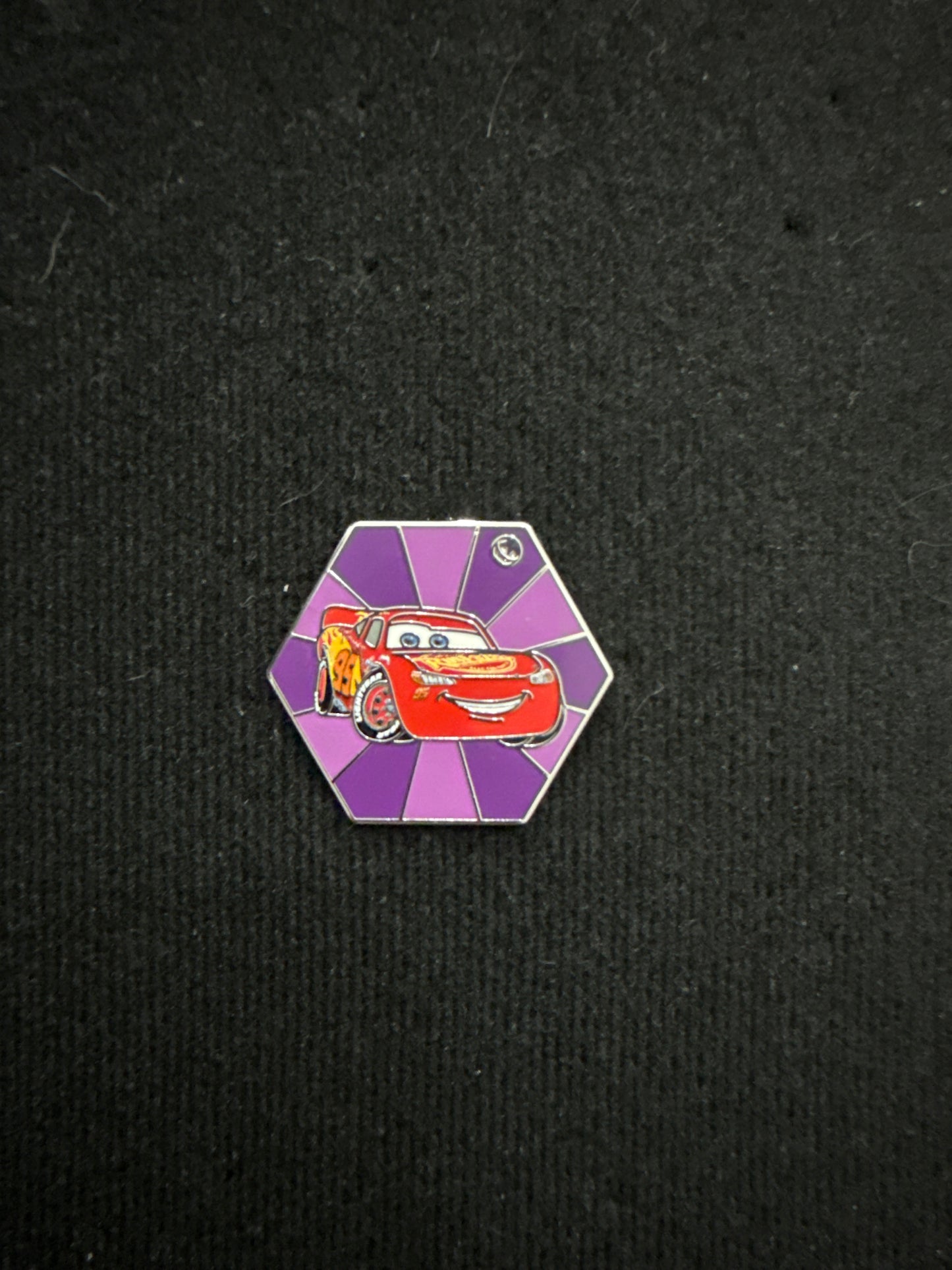 Lightning McQueen Hexagon - WDW 2026 Wave A Hidden Mickey Pack M1