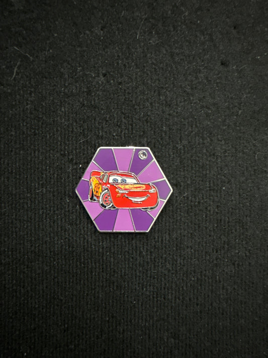 Lightning McQueen Hexagon - WDW 2026 Wave A Hidden Mickey Pack M1