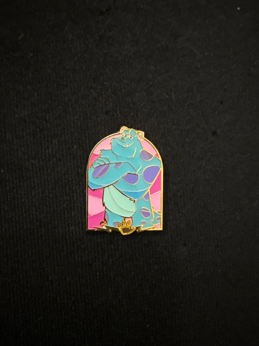 Loungefly Sully Stained Glass Enameled Pin