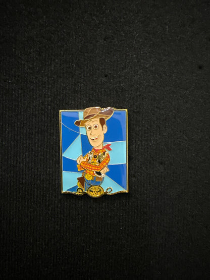 Loungefly Woody Stained Glass Enameled Pin