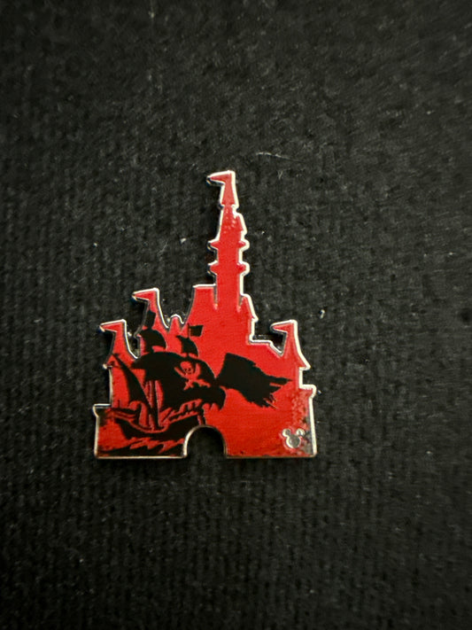 2026 Disney WDW Pirates of the Caribbean Ship Red Castle Hidden Mickey Pin M1