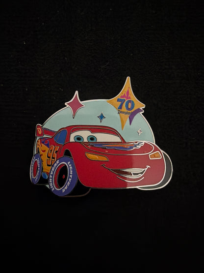 2025 Disneyland 70th Anniversary Mystery Box Pin Lightning McQueen Cars