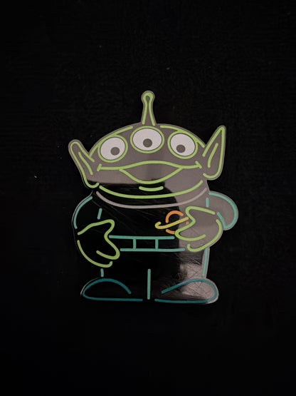 Disney Toy Story 30th Anniversary Alien Glow in the Dark Pin Pink a la Mode