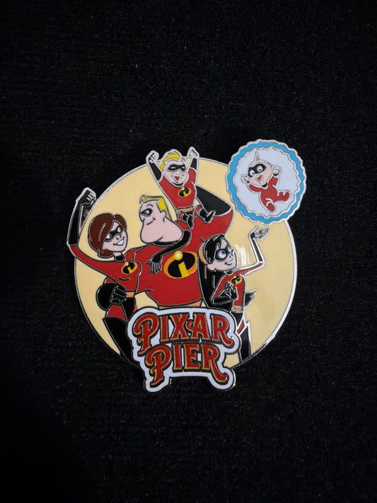 Disney Pin The Incredibles Pixar Pier Disney's California Adventure DCA DLR 2024