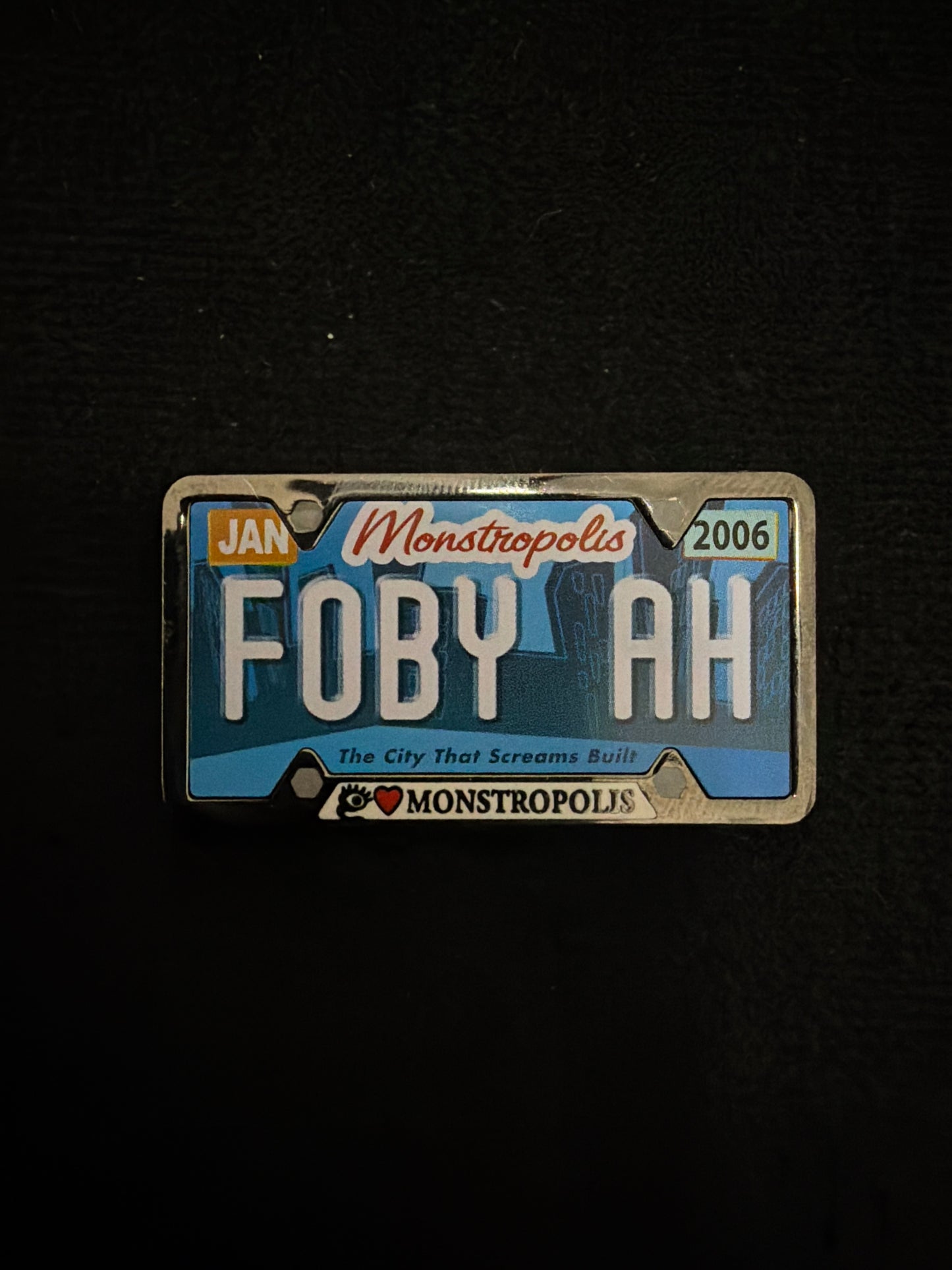 Disney WDI - Monster's Inc. - Monstropolis License Plate LE500