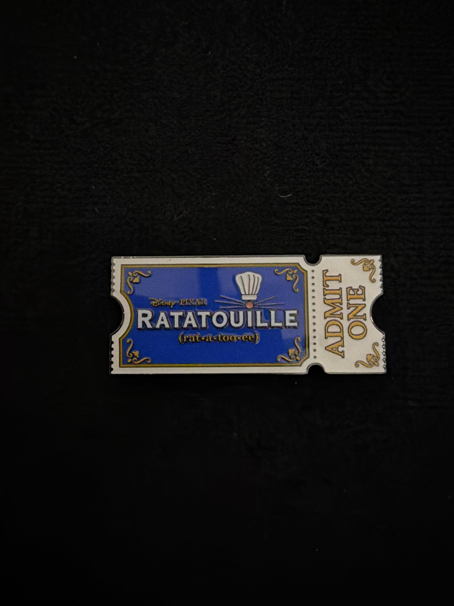 Disney Pixar Loungefly Ratatouille Movie Ticket Admit One Mystery Pin