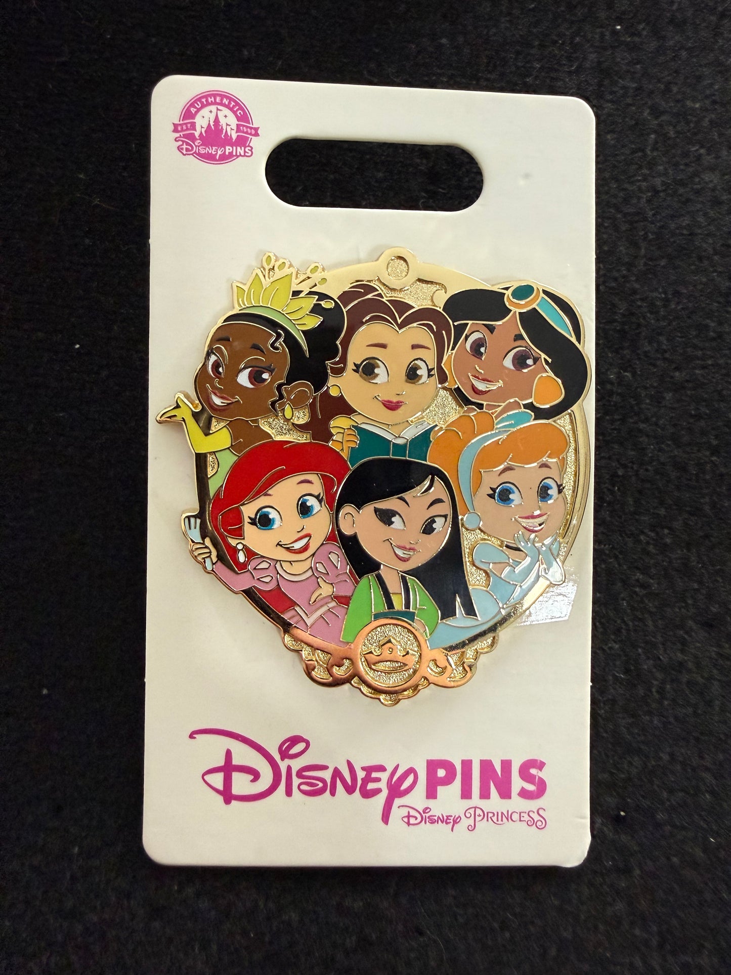 Princess Cluster | Tiana, Belle, Jasmine, Ariel, Mulan, & Cinderella